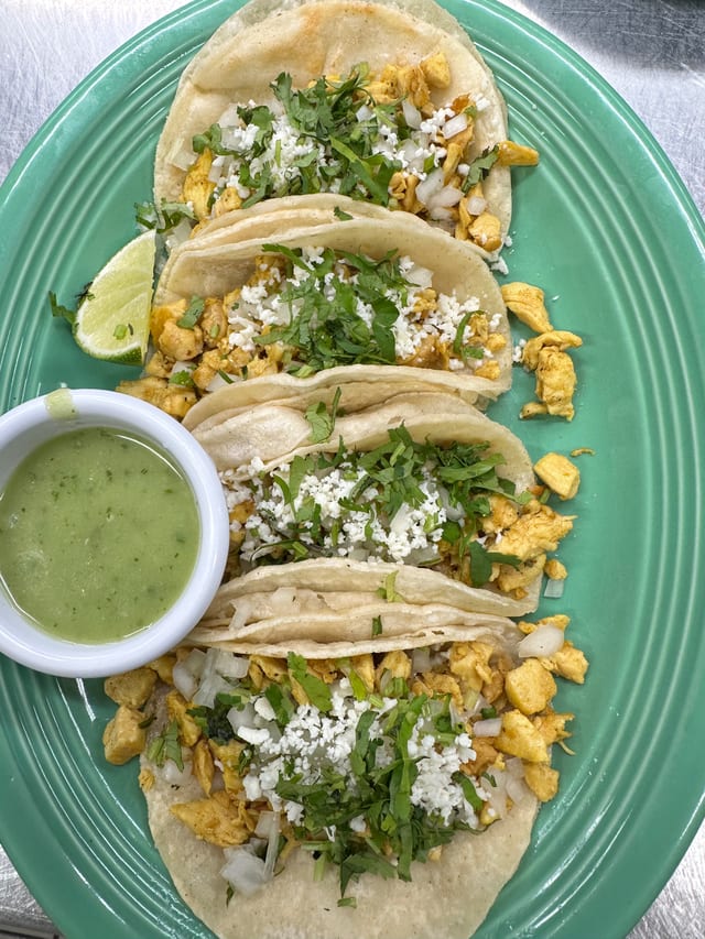 Chicken Tacos.